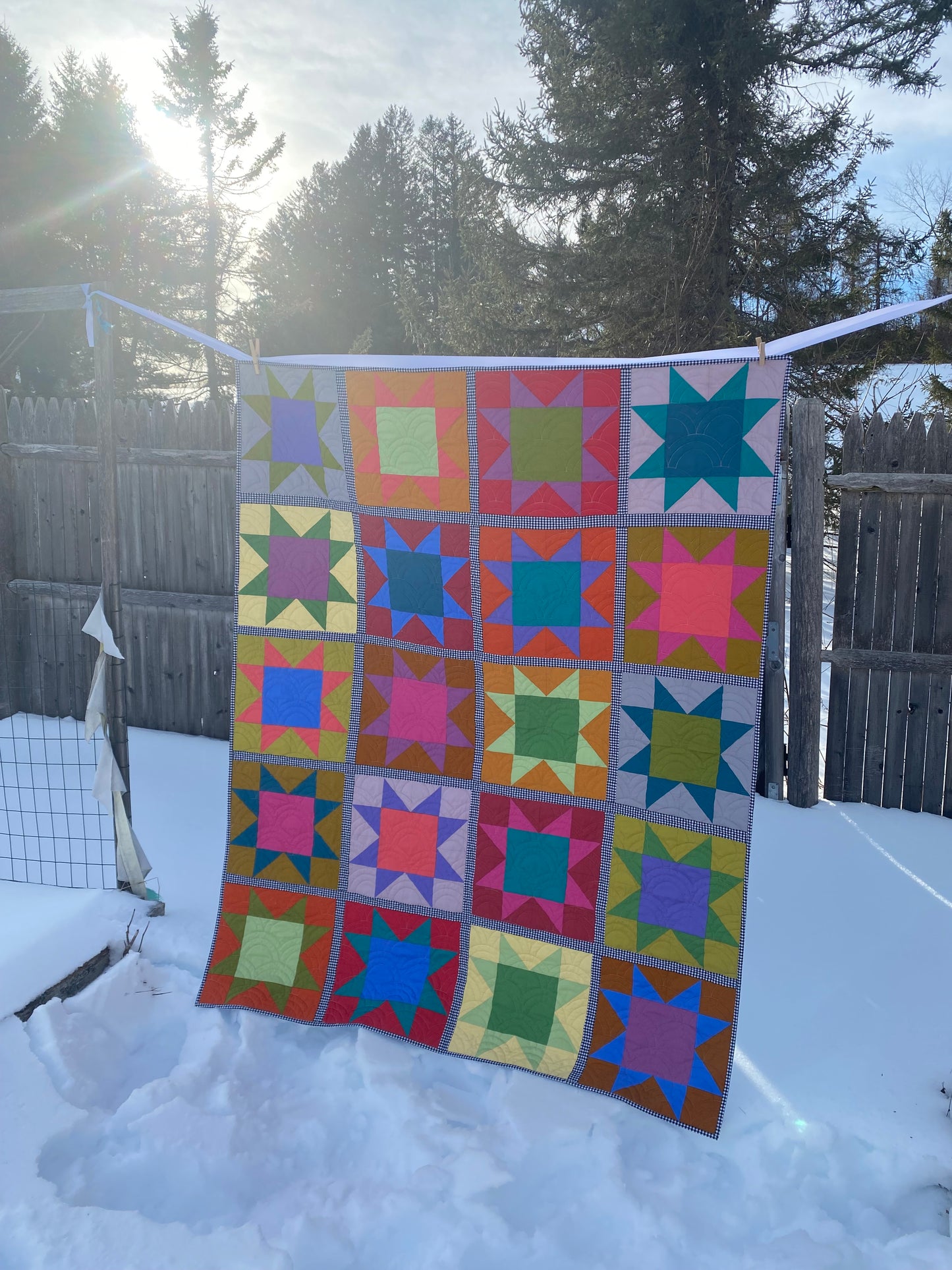 Star Quilt - A Drawing!