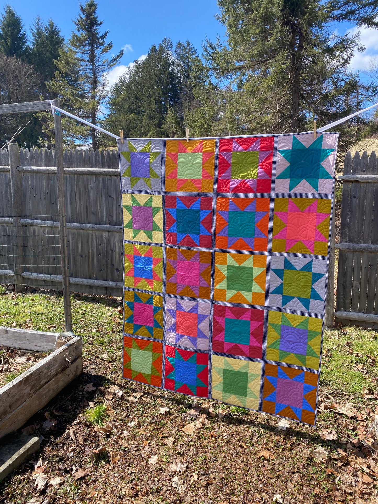 Star Quilt - A Drawing!