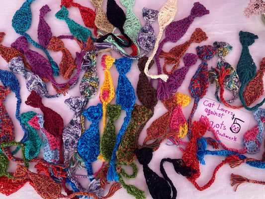 Crochet Cat Bookmarks